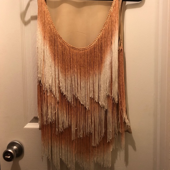 AS by DF - ROSE FRINGE TOP - Picture 5 of 7